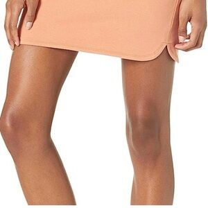 Daily Ritual Athletic Drawstring Skirt plus size Casual tan color